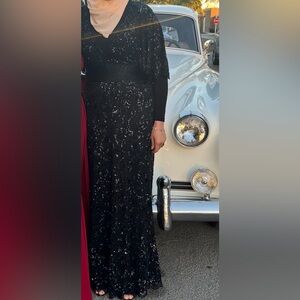 Black Mac duggal dress size 12